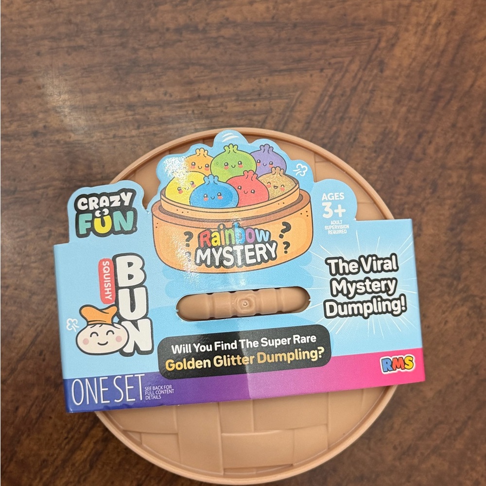Rainbow Mystery Dumpling - Orange Squishy Bun Toy